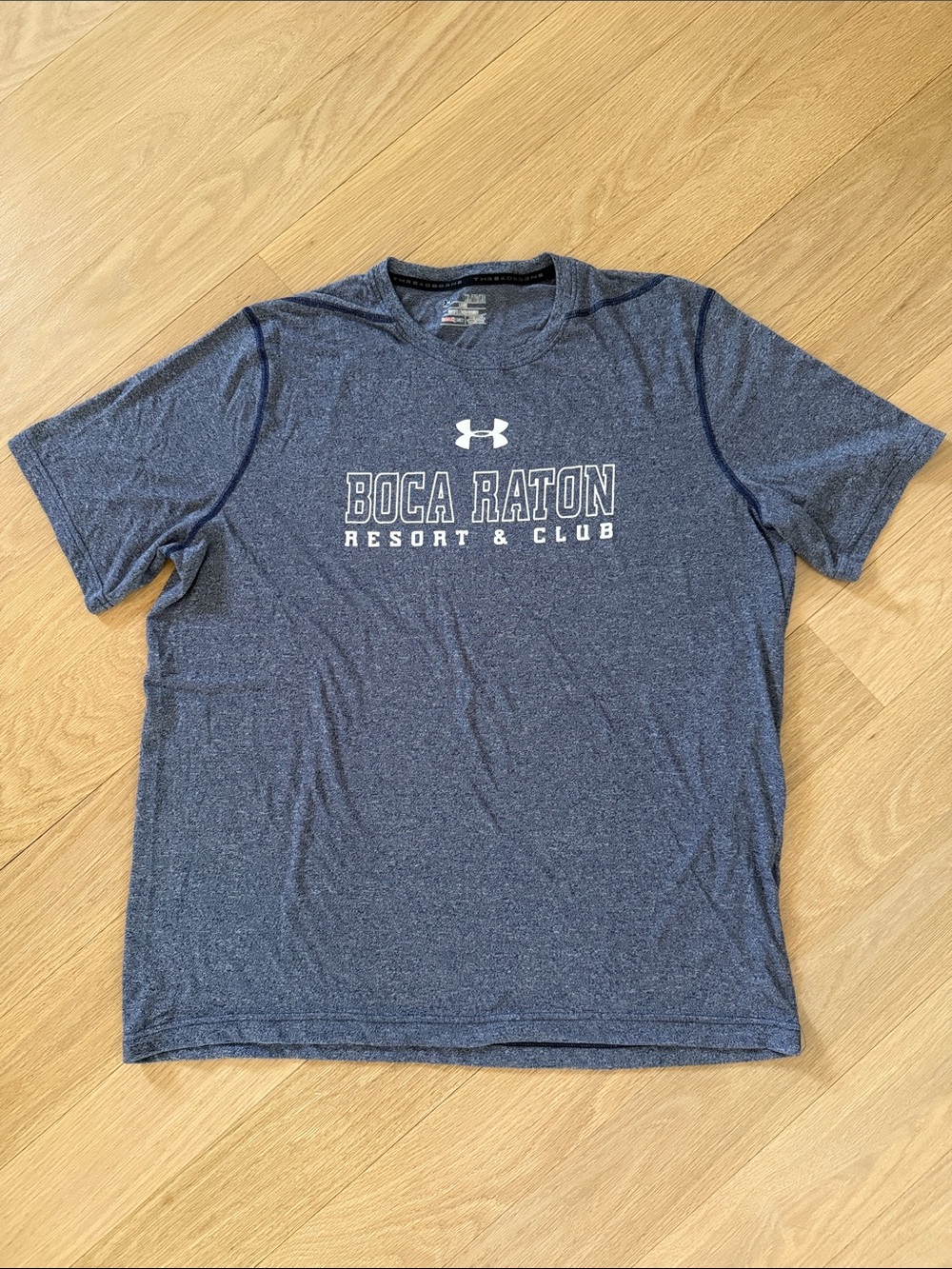 Under Armour Heather Navy Boca Raton Resort & Club Short-Sleeve Performance Tee
